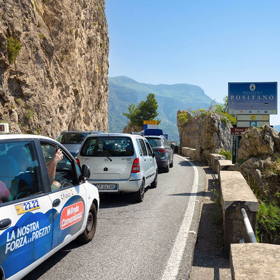 Taxi em Amalfi