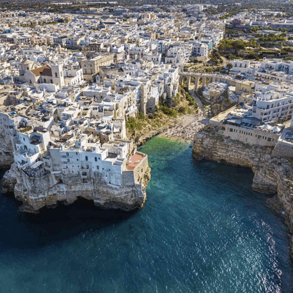 Bari capital da Puglia vista de cima
