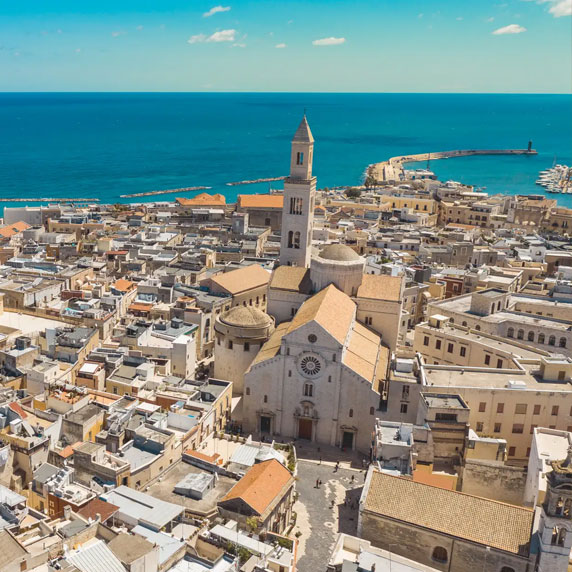 Vista panorâmica de Bari