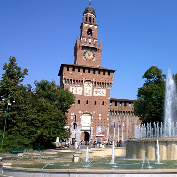 Arquitetura do Castelo Sforzesco