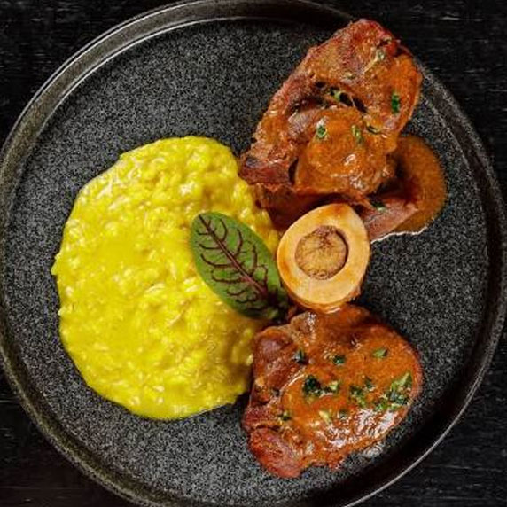Ossobuco preparado tradicionalmente