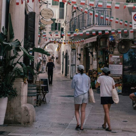 Caminhando pelas ruas de Monopoli