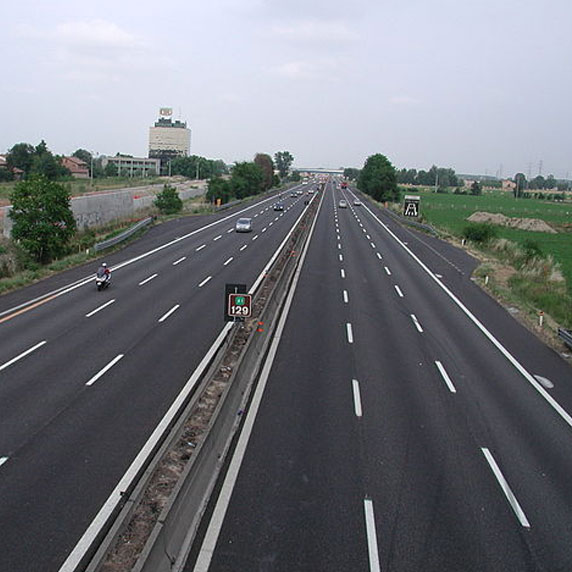 Estrada Autostrada del Sole na Toscana