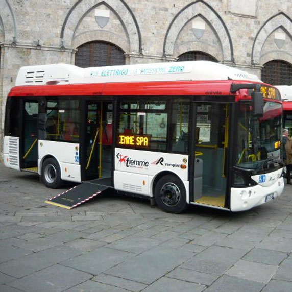 Ônibus regional na Toscana