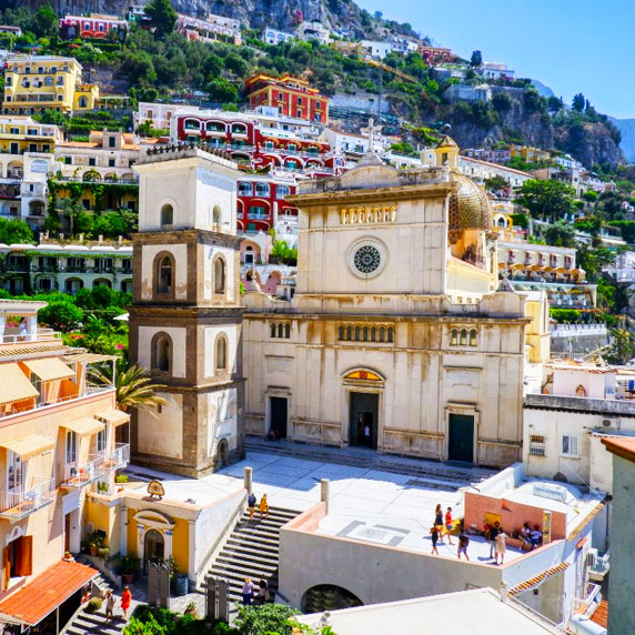 Igreja de Santa Maria Assunta é a mais famosa de Positano