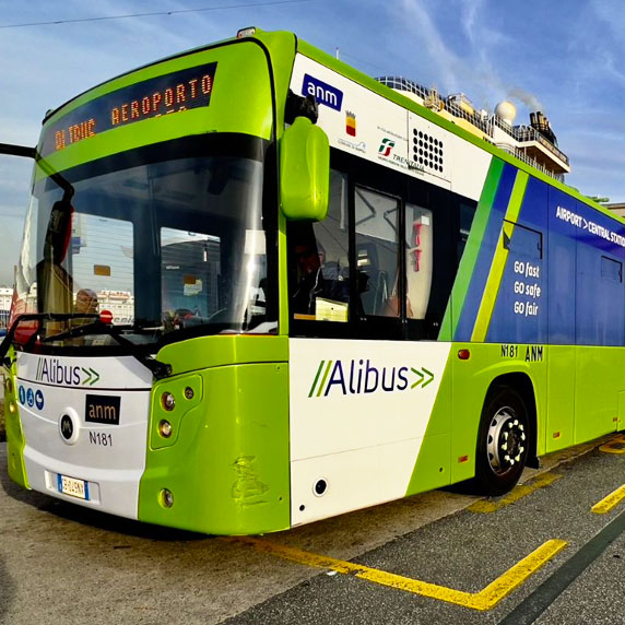 Opções de transporte para Positano