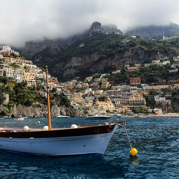 Outono em Positano de setembro a outubro