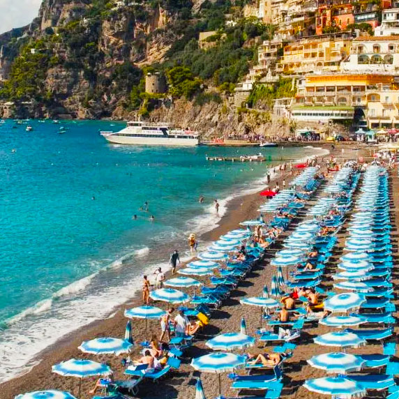 As praias de Positano