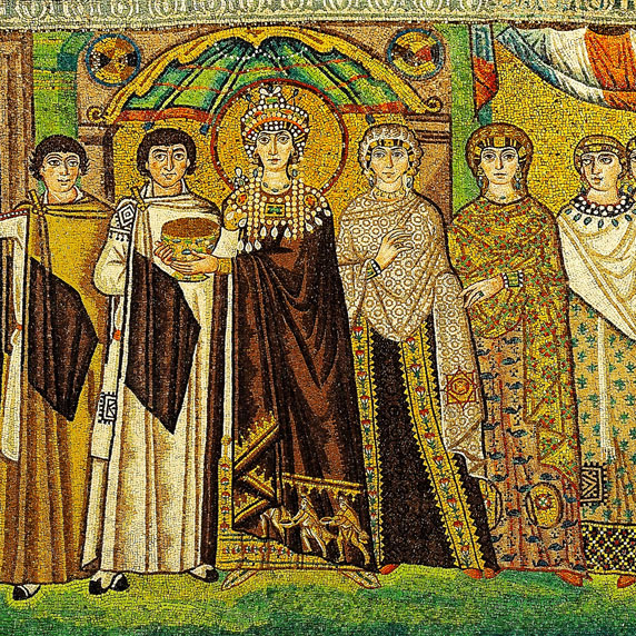 Mosaico bizantino em Ravenna