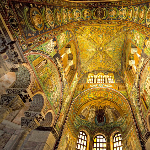 Interior da Basílica de San Vitale