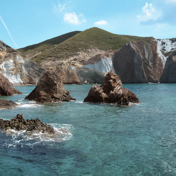 Praias próximas a Roma no Mar Tirreno
