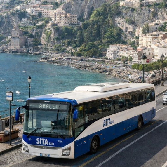 Chegando em Salerno